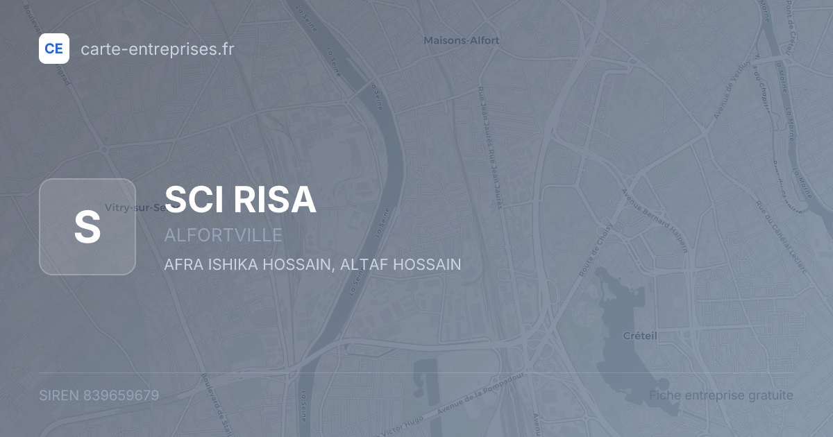 SCI RISA — 839659679 — fiche entreprise