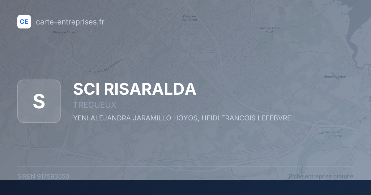 SCI RISARALDA — 917593550 — fiche entreprise