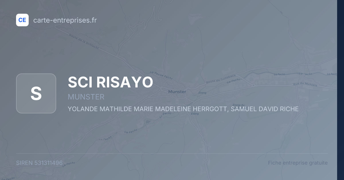 SCI RISAYO — 531311496 — fiche entreprise