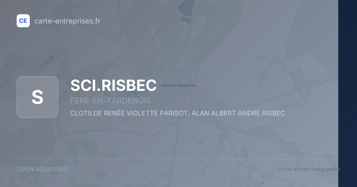 SCI.RISBEC — 980909907 — fiche entreprise