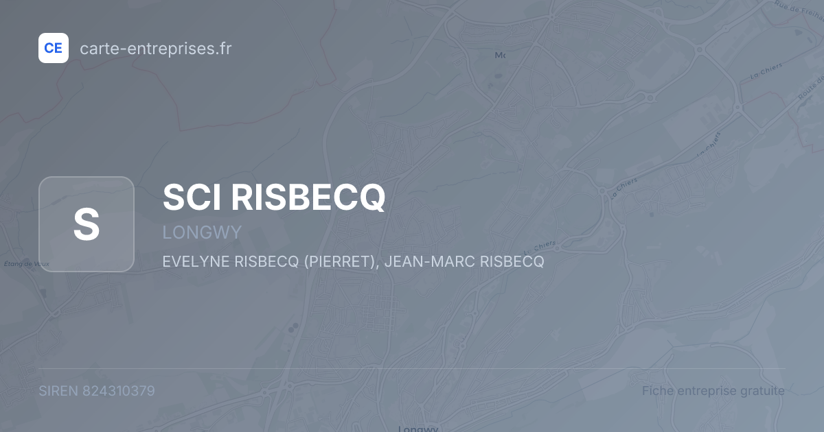 SCI RISBECQ — 824310379 — fiche entreprise