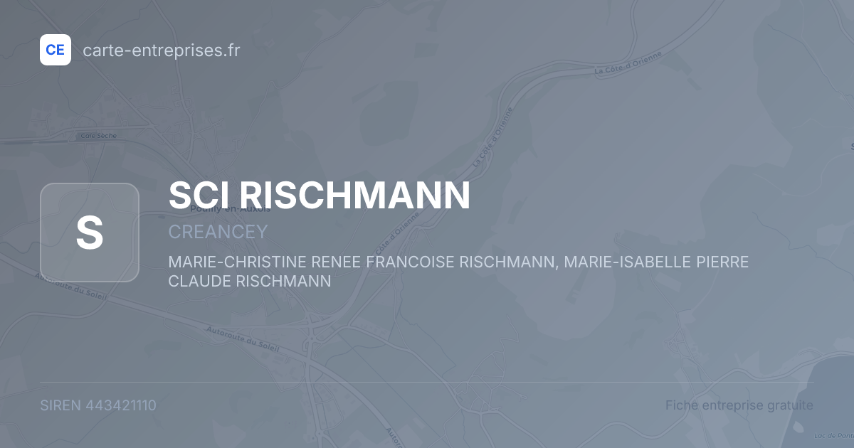 SCI RISCHMANN — 443421110 — fiche entreprise