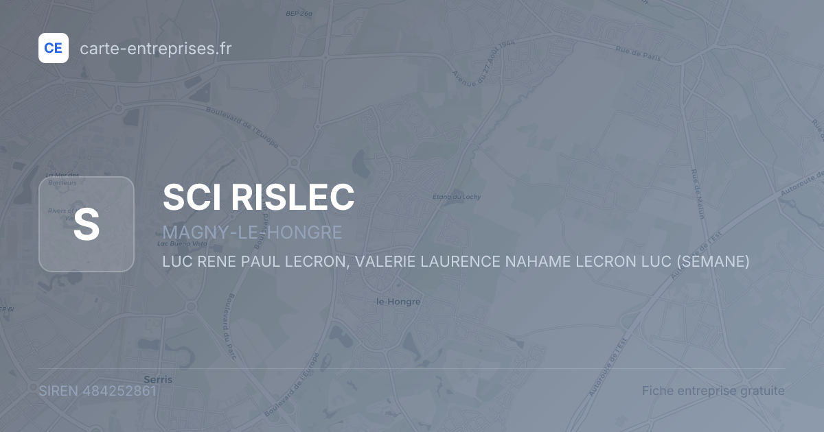 SCI RISLEC — 484252861 — fiche entreprise