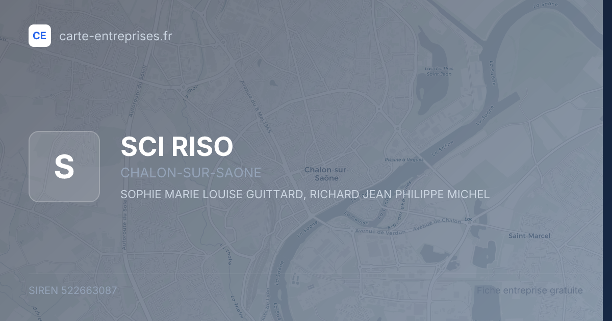 SCI RISO — 522663087 — fiche entreprise