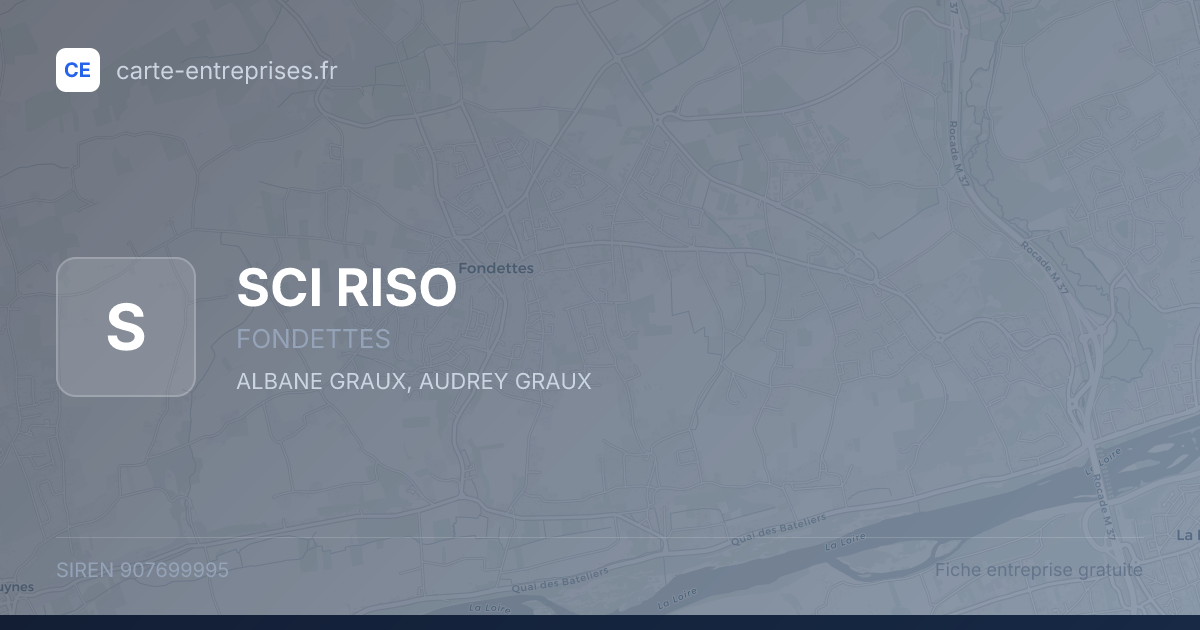 SCI RISO — 907699995 — fiche entreprise