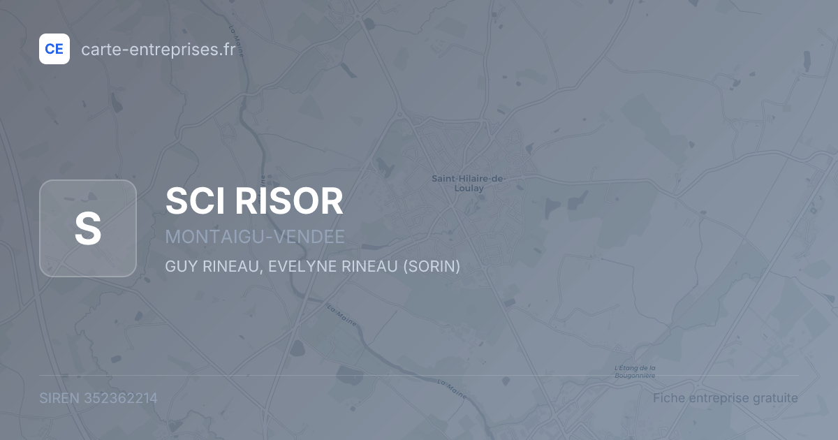 SCI RISOR — 352362214 — fiche entreprise