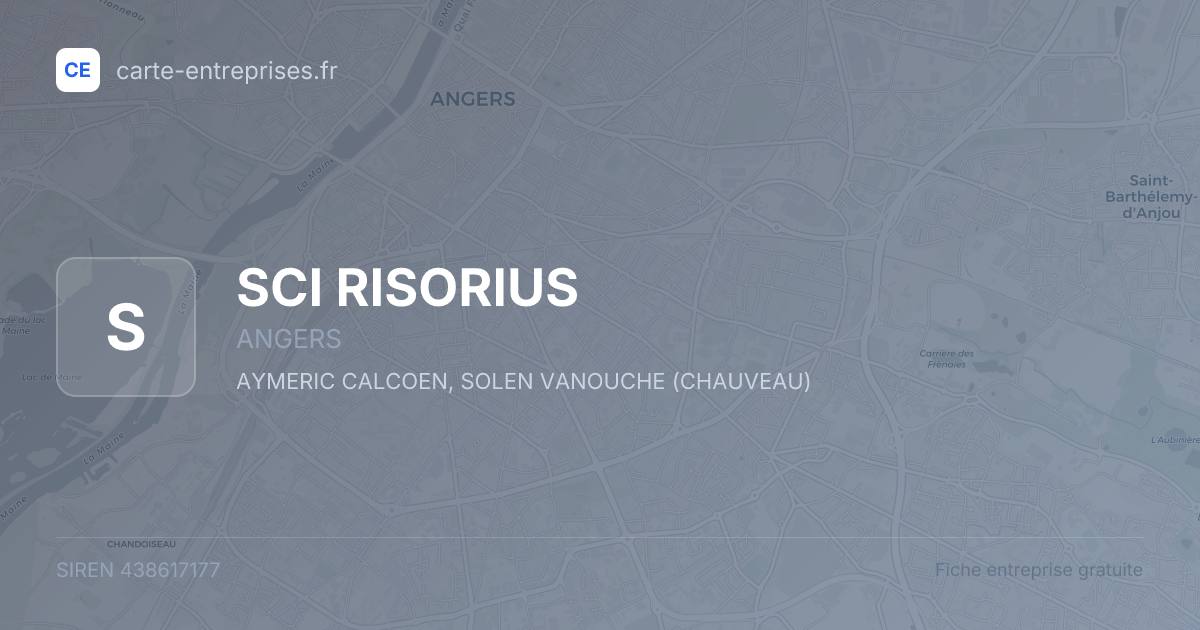 SCI RISORIUS — 438617177 — fiche entreprise