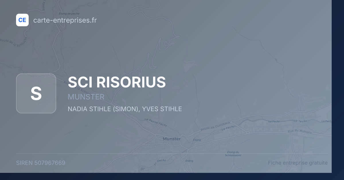 SCI RISORIUS — 507967669 — fiche entreprise