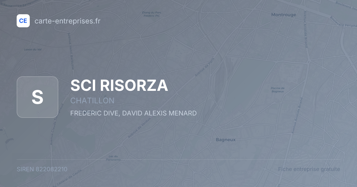 SCI RISORZA — 822082210 — fiche entreprise