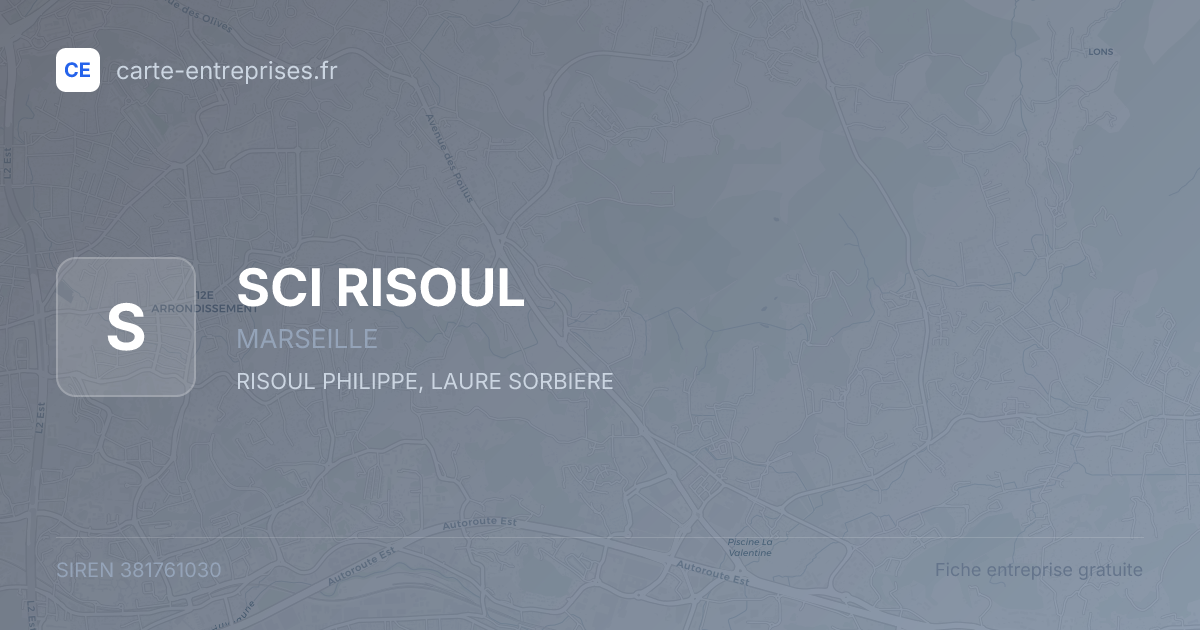 SCI RISOUL — 381761030 — fiche entreprise