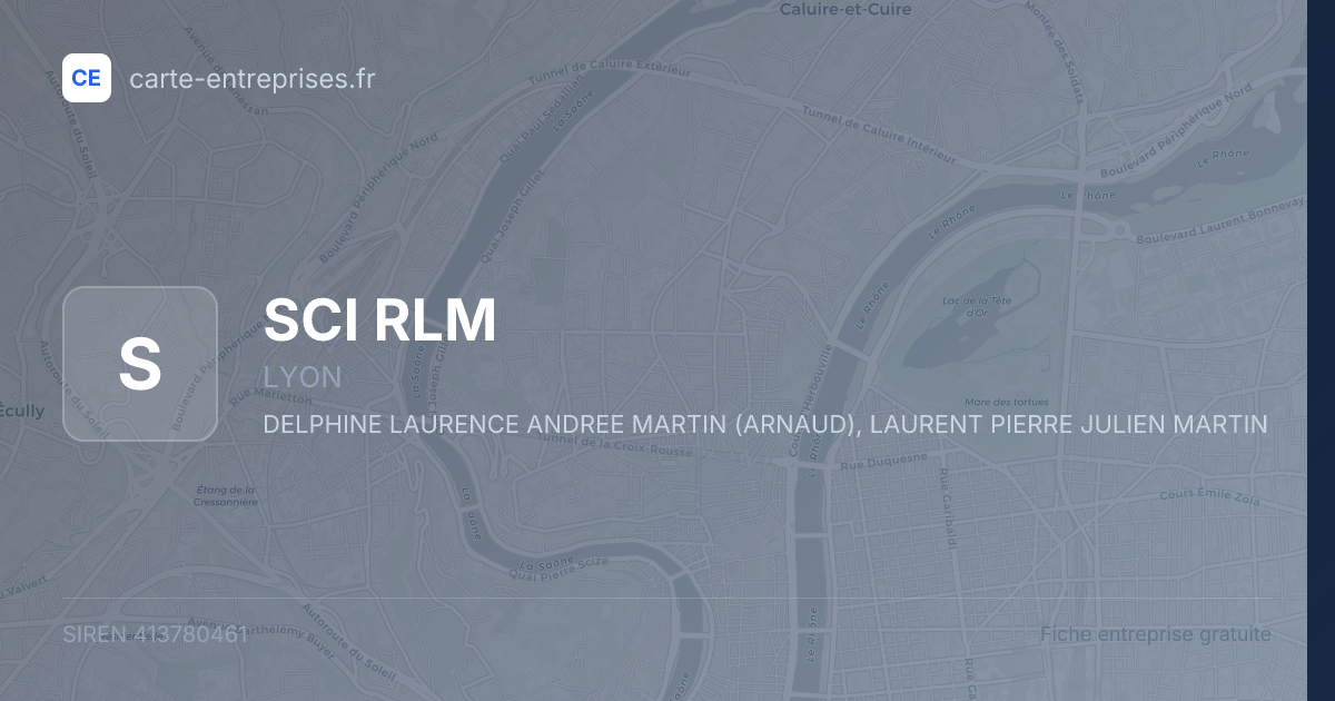 SCI RLM — 413780461 — fiche entreprise