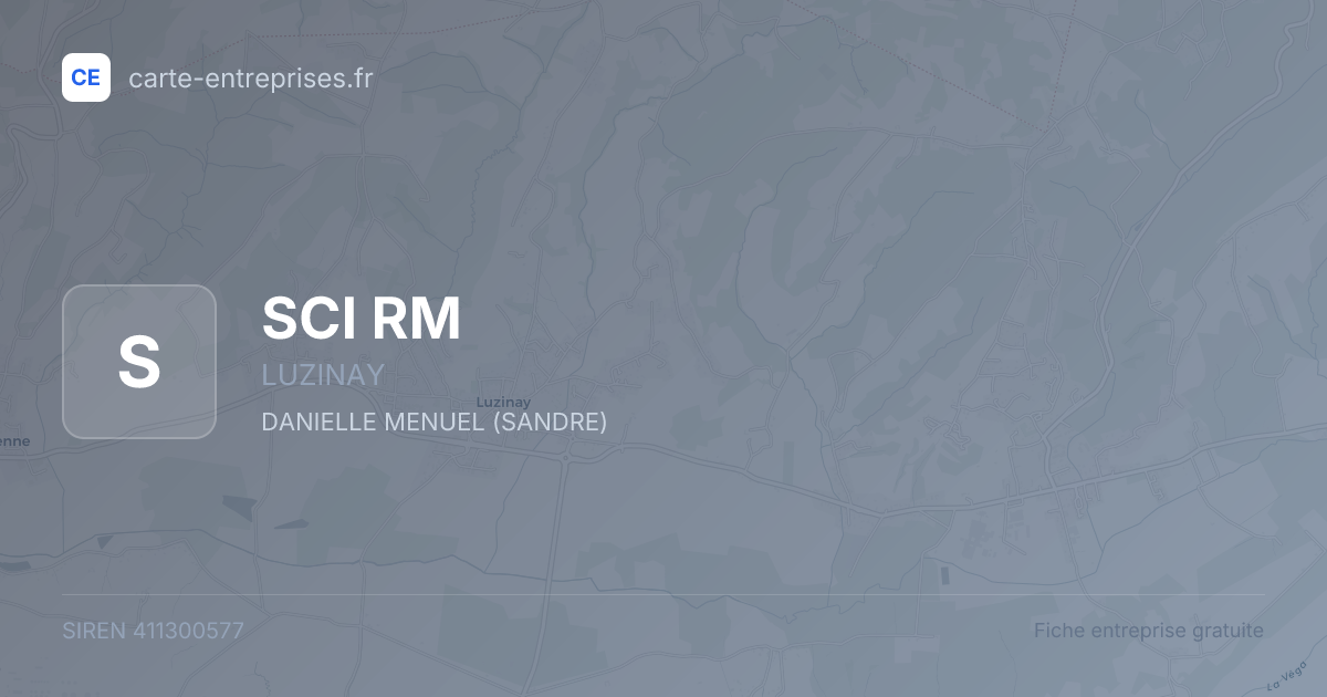 SCI RM — 411300577 — fiche entreprise