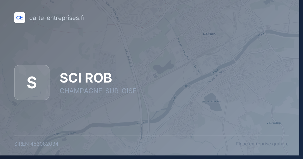 SCI ROB — 453082034 — fiche entreprise
