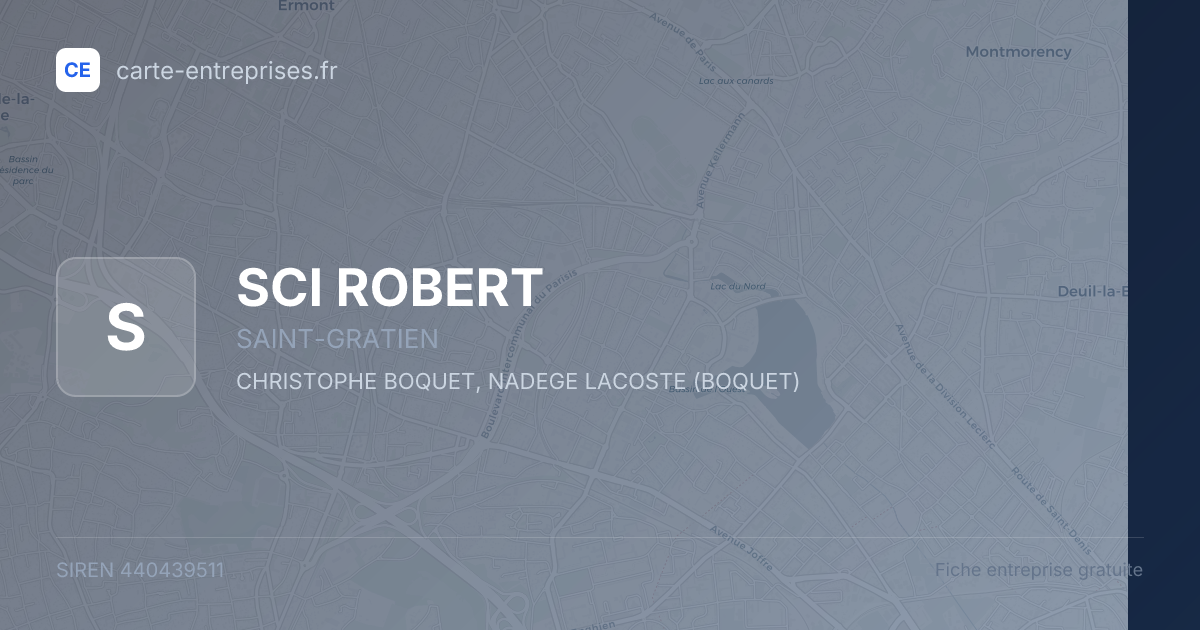 SCI ROBERT — 440439511 — fiche entreprise