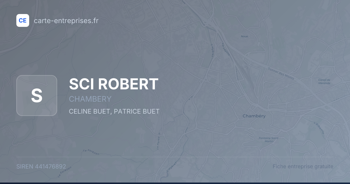 SCI ROBERT — 441476892 — fiche entreprise