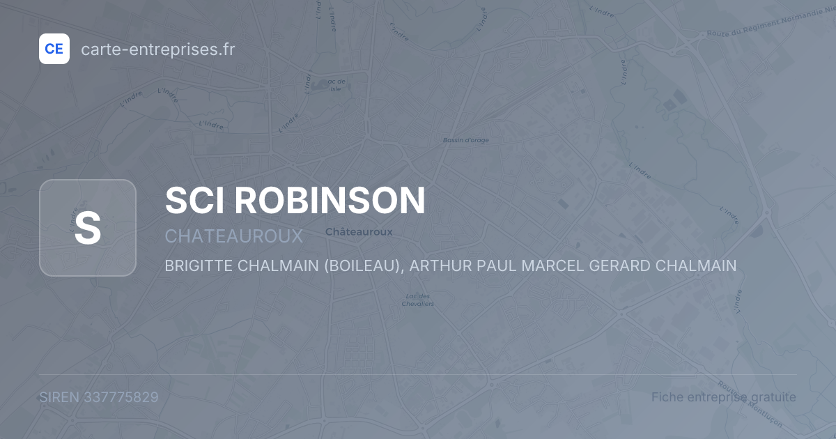 SCI ROBINSON — 337775829 — fiche entreprise
