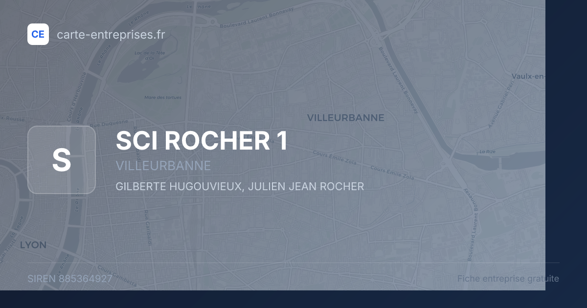 SCI ROCHER 1 — 885364927 — fiche entreprise