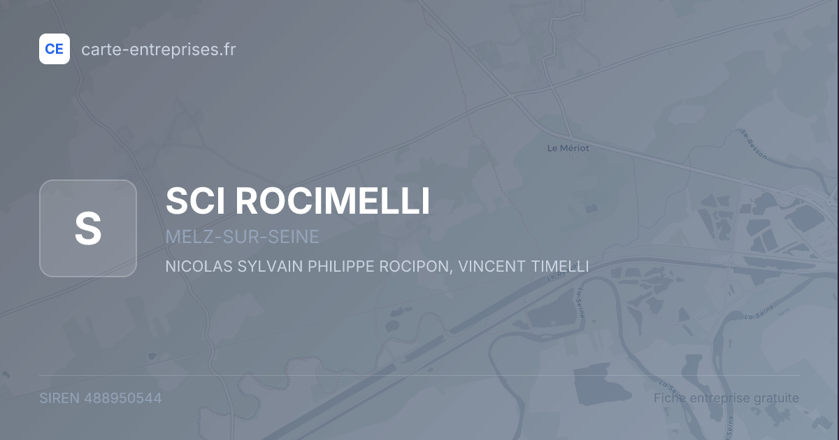 SCI ROCIMELLI — 488950544 — fiche entreprise