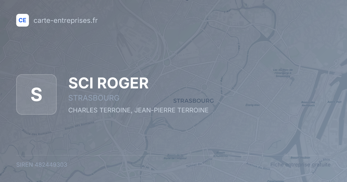 SCI ROGER — 482449303 — fiche entreprise