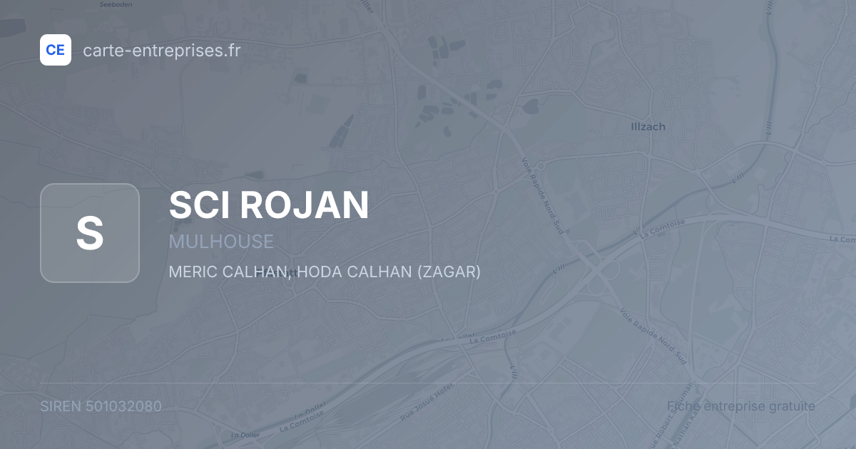 SCI ROJAN — 501032080 — fiche entreprise