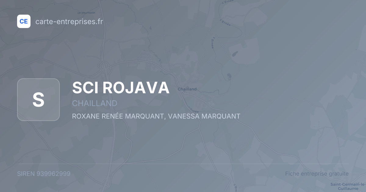 SCI ROJAVA — 939962999 — fiche entreprise