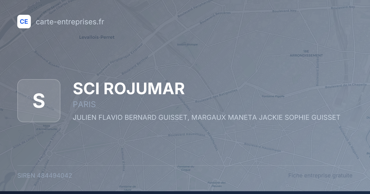 SCI ROJUMAR — 484494042 — fiche entreprise