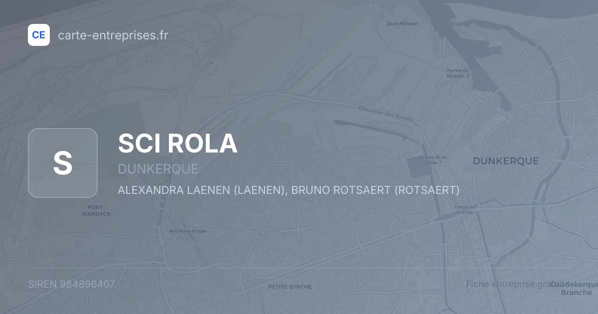 SCI ROLA — 984896407 — fiche entreprise
