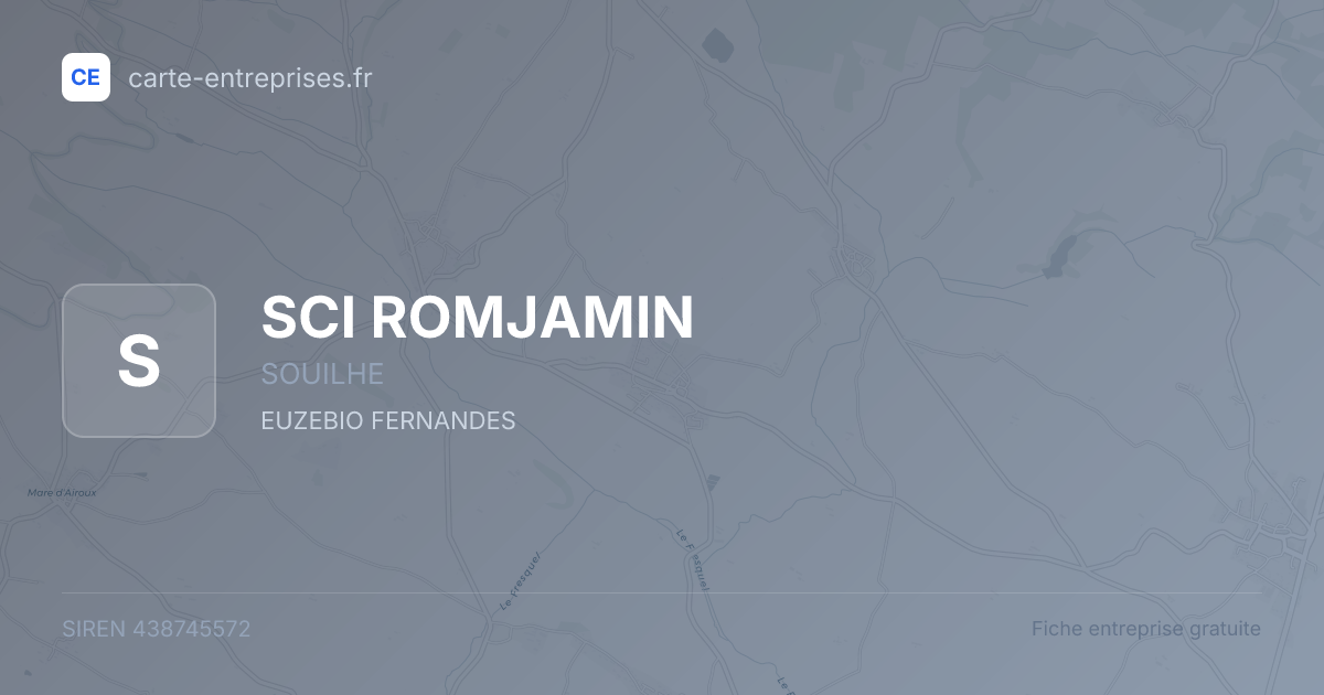 SCI ROMJAMIN — 438745572 — fiche entreprise