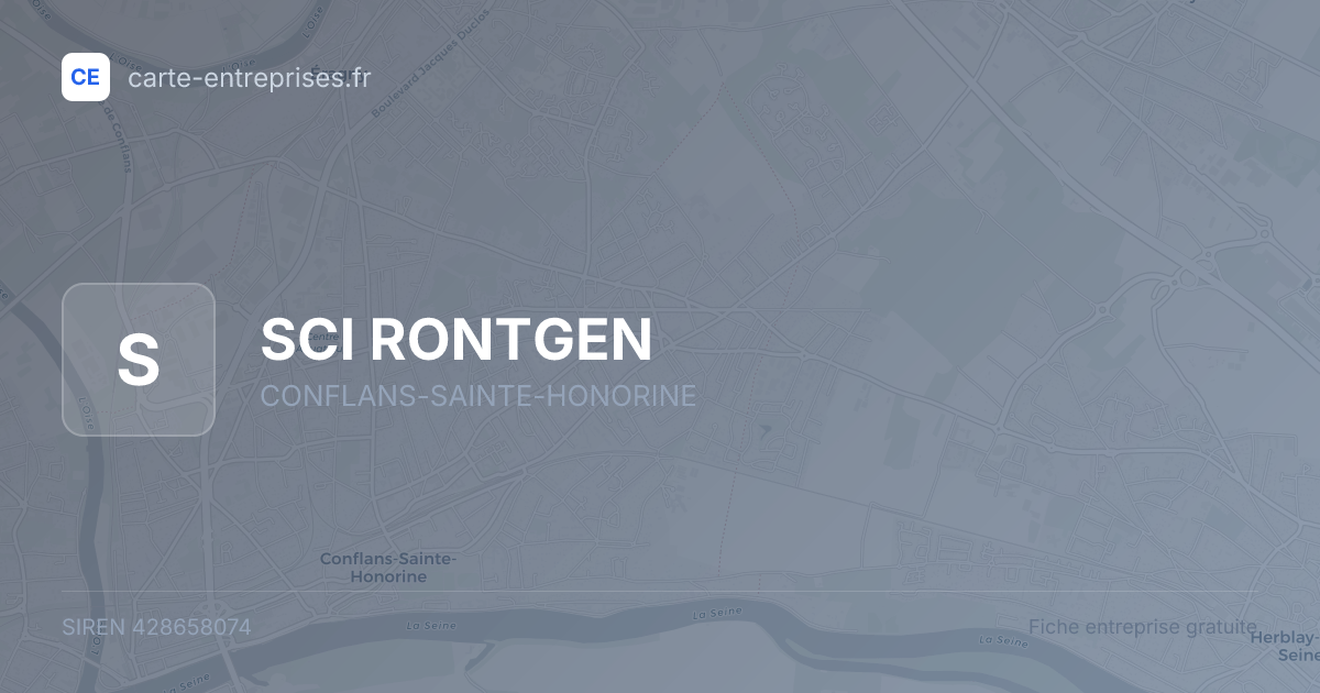 SCI RONTGEN — 428658074 — fiche entreprise