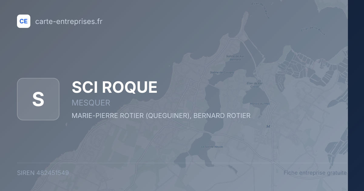 SCI ROQUE — 482451549 — fiche entreprise