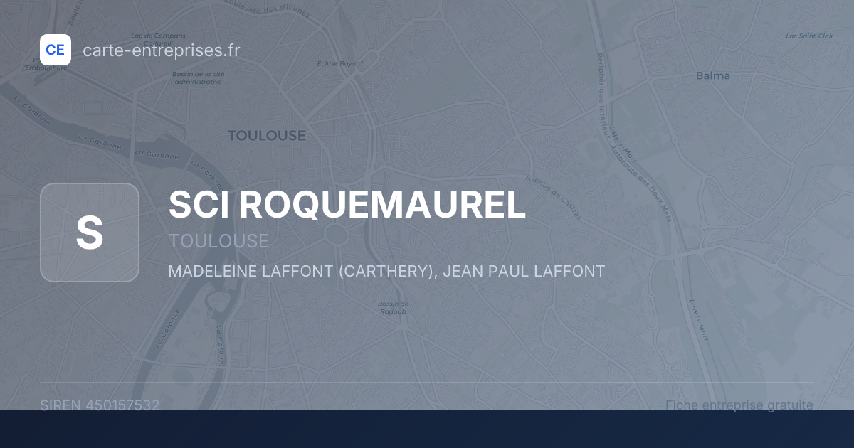 SCI ROQUEMAUREL — 450157532 — fiche entreprise