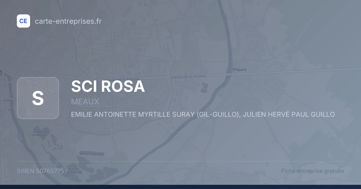 SCI ROSA — 507657757 — fiche entreprise