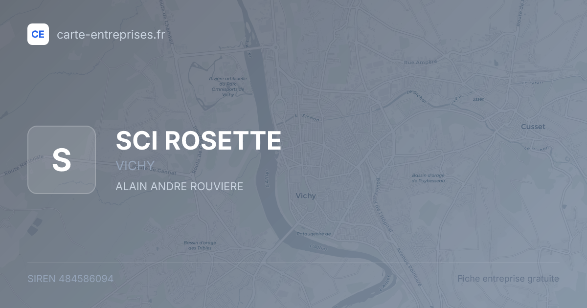 SCI ROSETTE — 484586094 — fiche entreprise