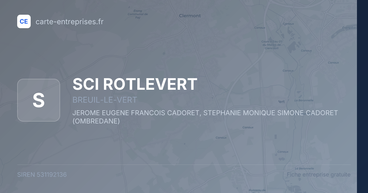 SCI ROTLEVERT — 531192136 — fiche entreprise