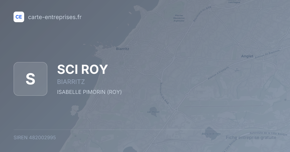 SCI ROY — 482002995 — fiche entreprise