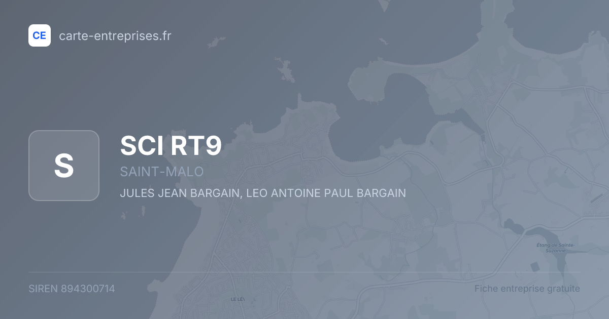 SCI RT9 — 894300714 — fiche entreprise