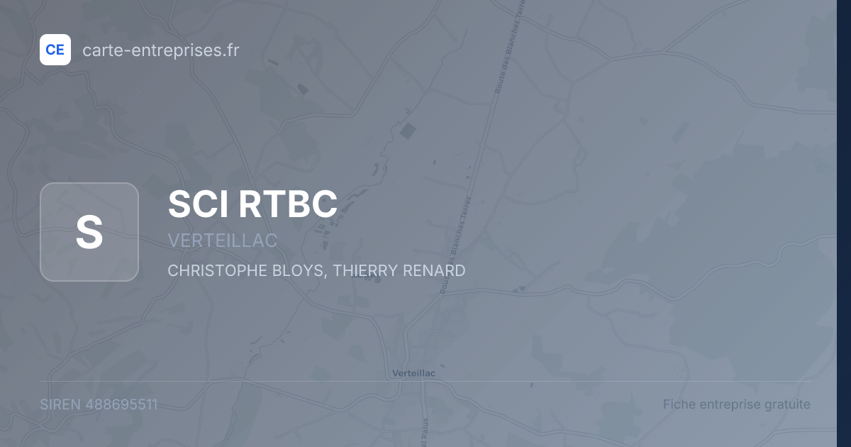 SCI RTBC — 488695511 — fiche entreprise