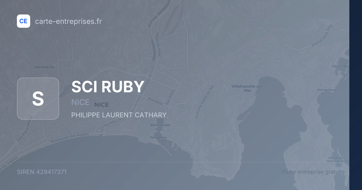 SCI RUBY — 429417371 — fiche entreprise