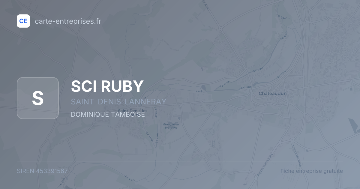 SCI RUBY — 453391567 — fiche entreprise