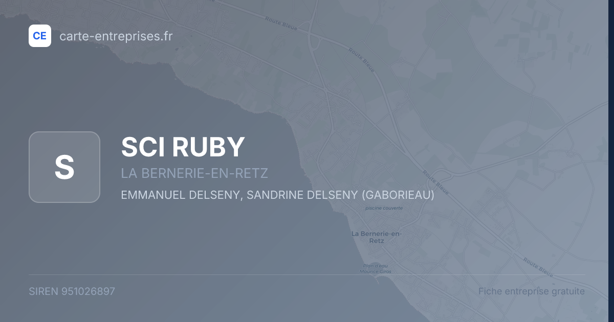 SCI RUBY — 951026897 — fiche entreprise