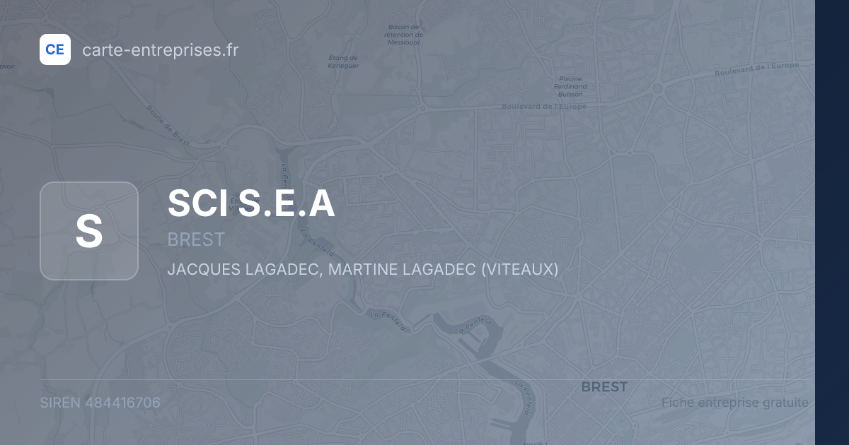 SCI S.E.A — 484416706 — fiche entreprise