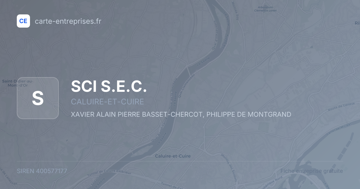 SCI S.E.C. — 400577177 — fiche entreprise
