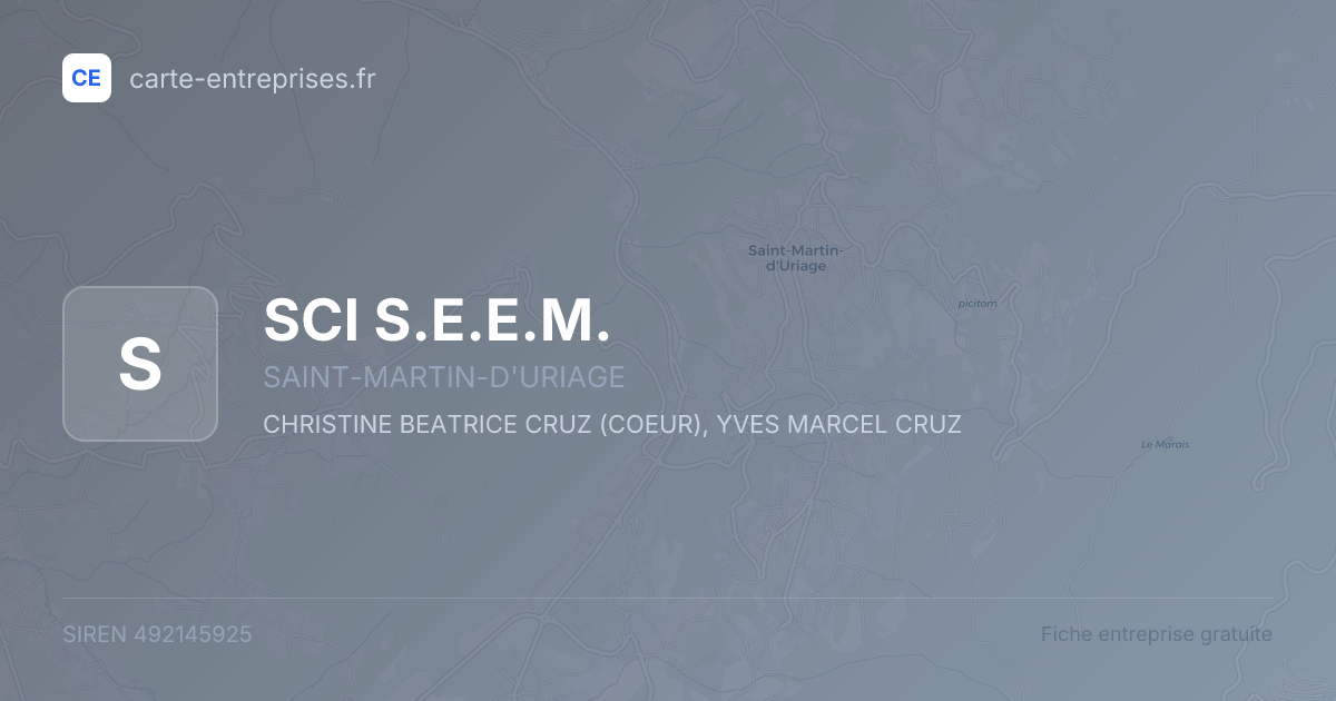 SCI S.E.E.M. — 492145925 — fiche entreprise