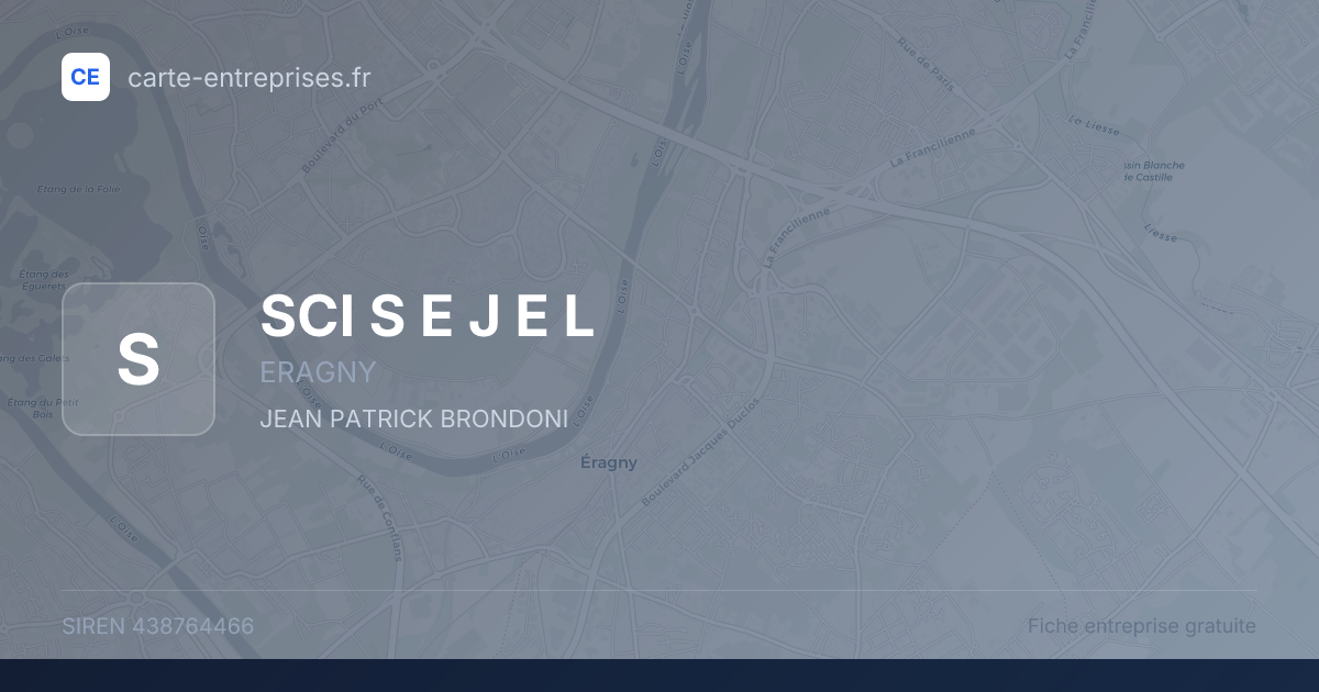 SCI S E J E L — 438764466 — fiche entreprise