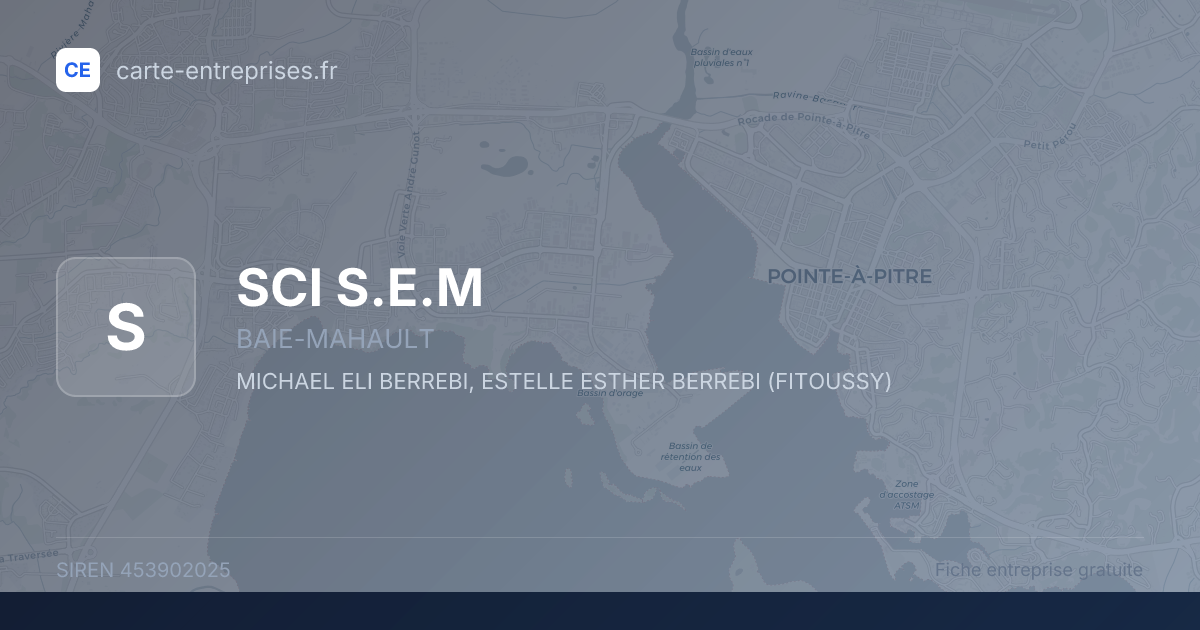 SCI S.E.M — 453902025 — fiche entreprise
