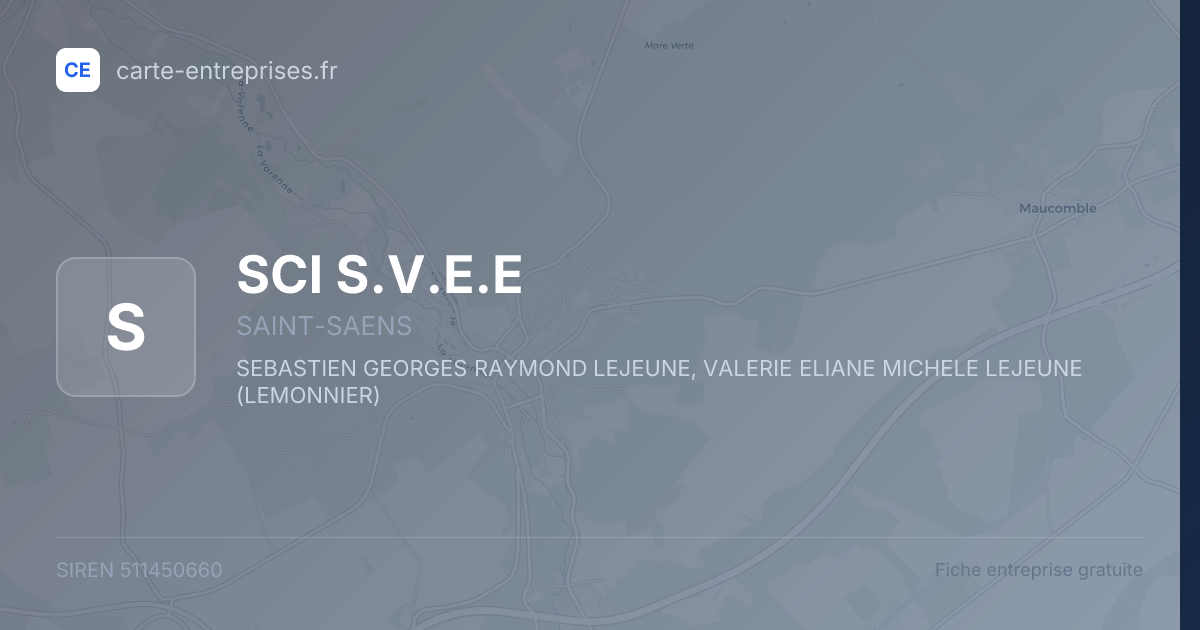 SCI S.V.E.E — 511450660 — fiche entreprise