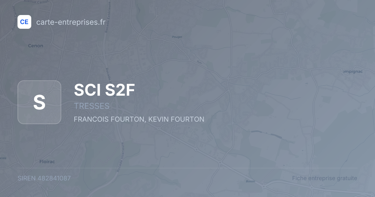 SCI S2F — 482841087 — fiche entreprise