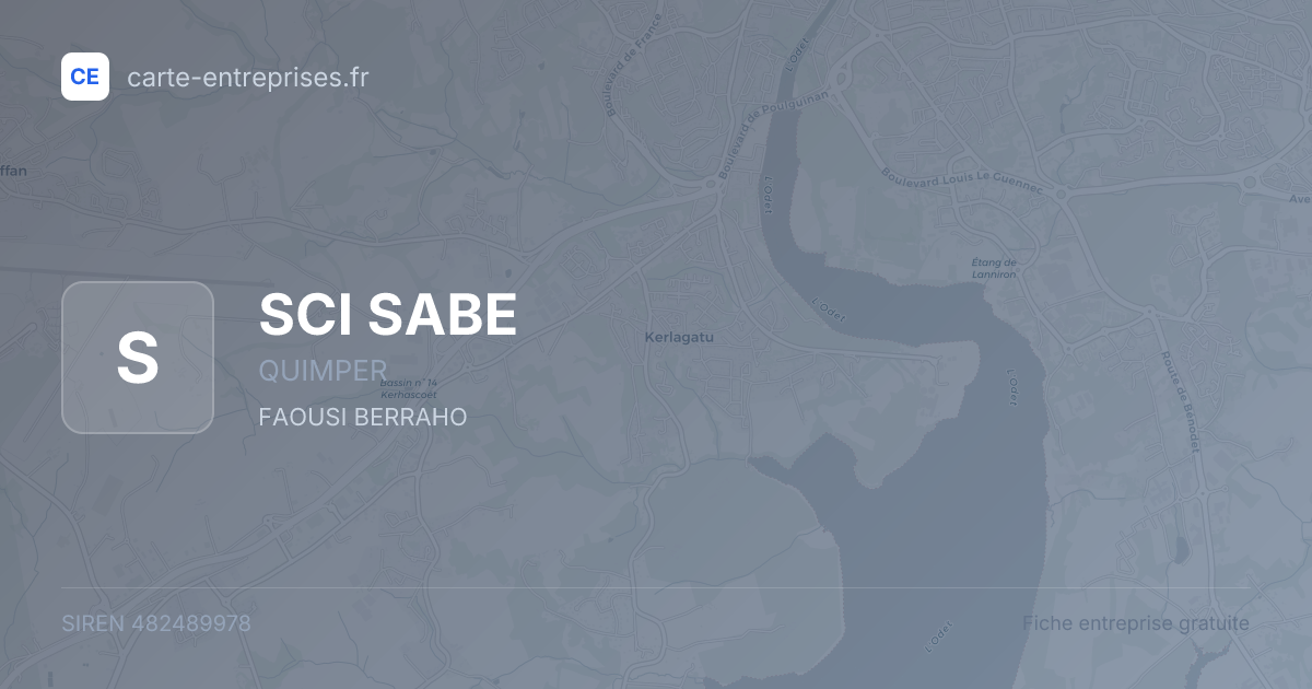 SCI SABE — 482489978 — fiche entreprise