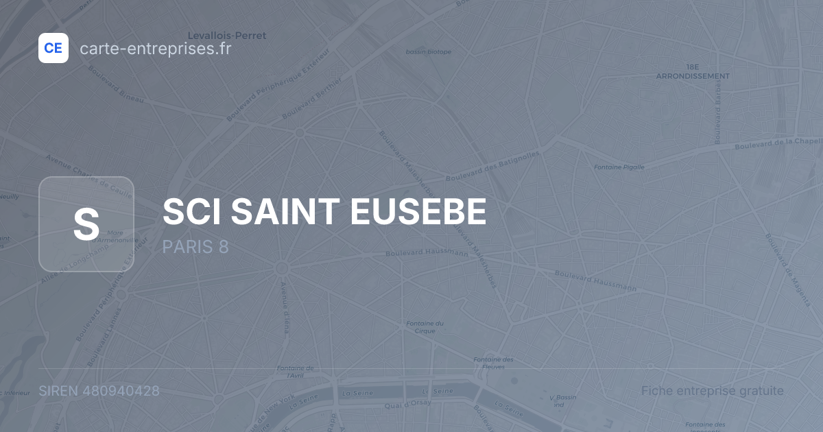 SCI SAINT EUSEBE — 480940428 — fiche entreprise