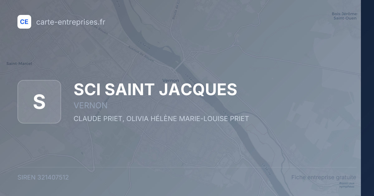 SCI SAINT JACQUES — 321407512 — fiche entreprise